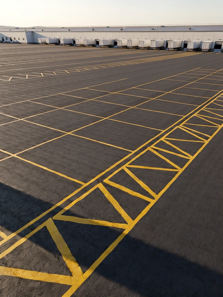 Terminale logistico vuoto